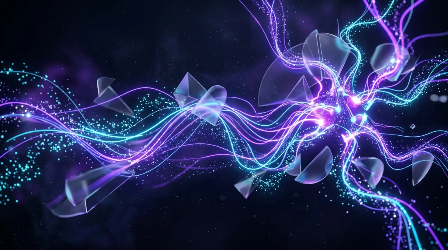 Abstract 3D neural energy and light trails—model inference and intelligent systems.