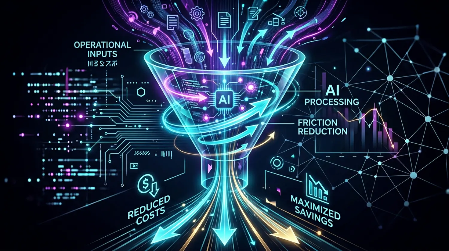 AI-driven cost reduction—efficiency, deflection, and smarter operations